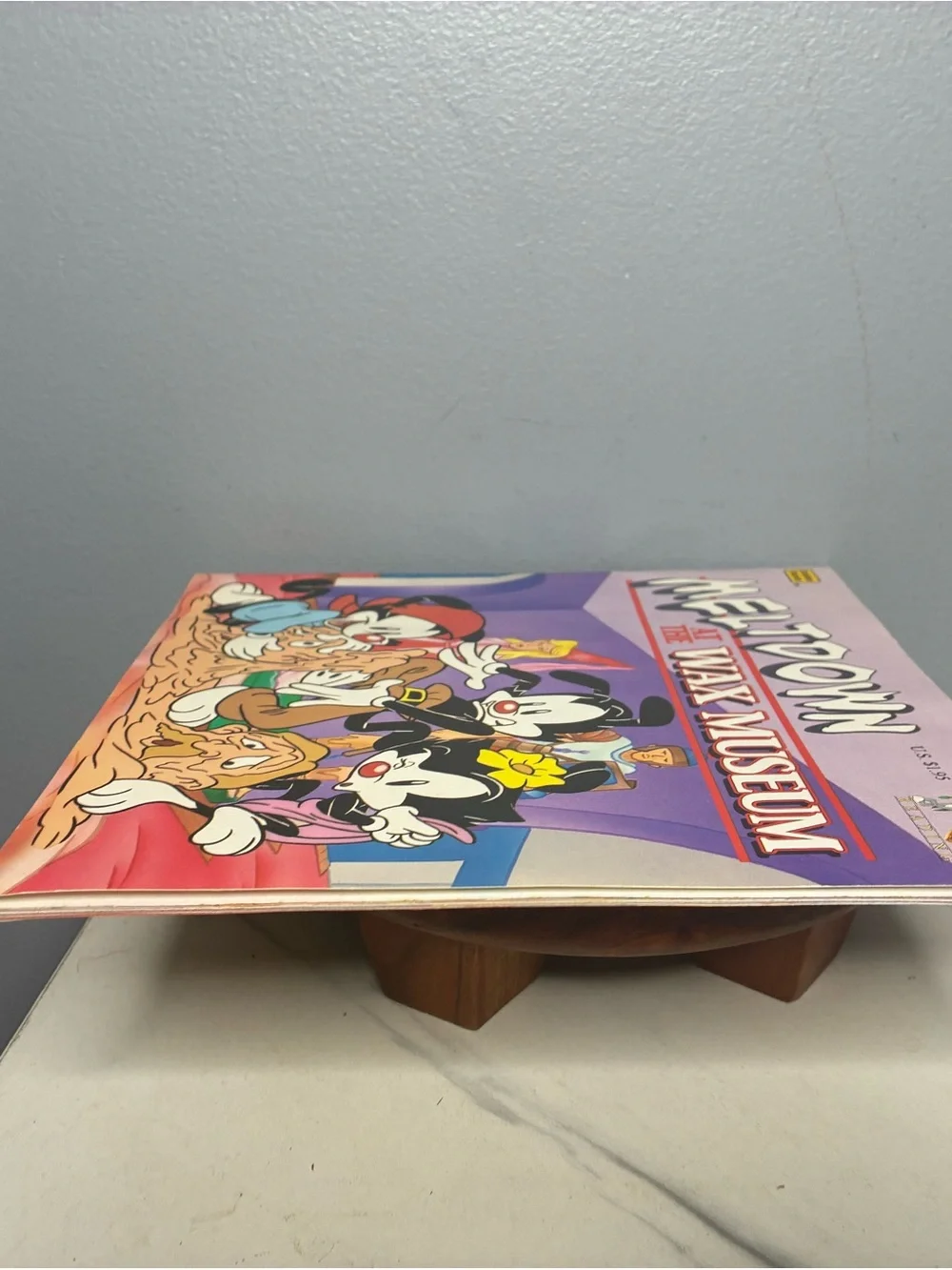 1995 Animaniacs Meltdown at the Wax Museum Golden Look-Look Book Special Ed